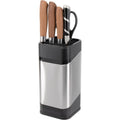 Universal Knivholder, Universal Knivholder i Rustfrit Stål til Køkkenbordplade, Knivholder