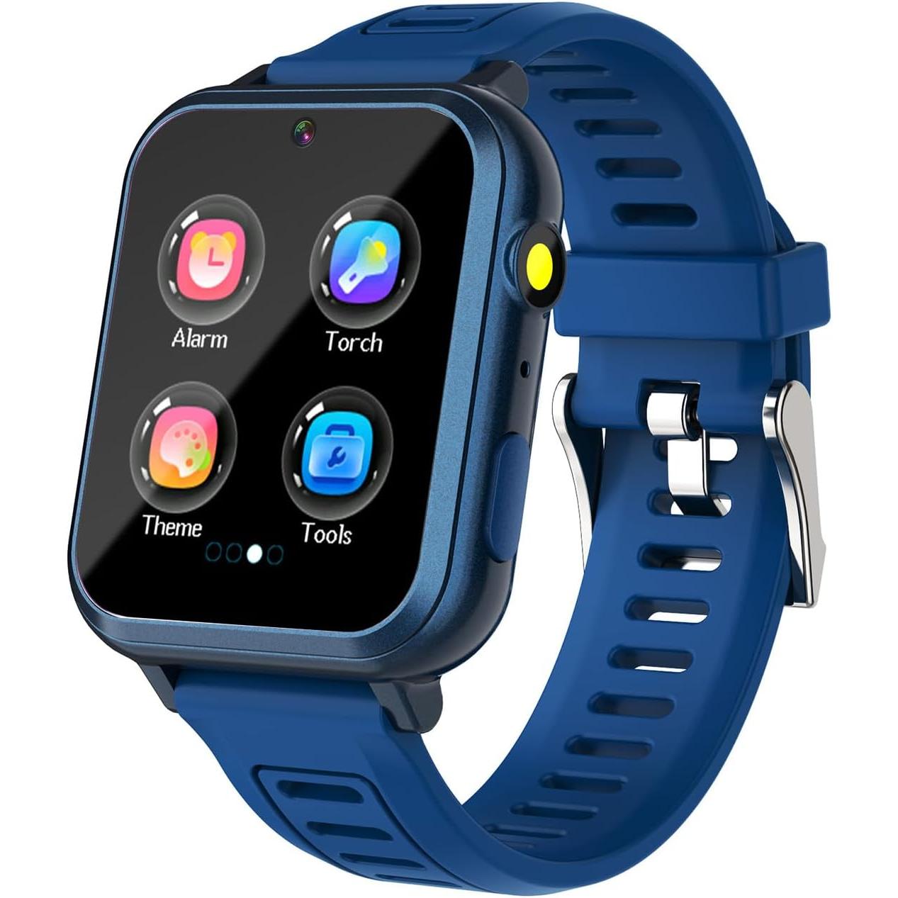 Montre Intelligente pour Enfants avec 39 Jeux Éducatifs, Caméra HD, Suivi des Habitudes, Musique, Alarme, Calculatrice, Calendrier, Lampe de Poche – Pour les 3-12 Ans (Sans Fonction d'Appel)