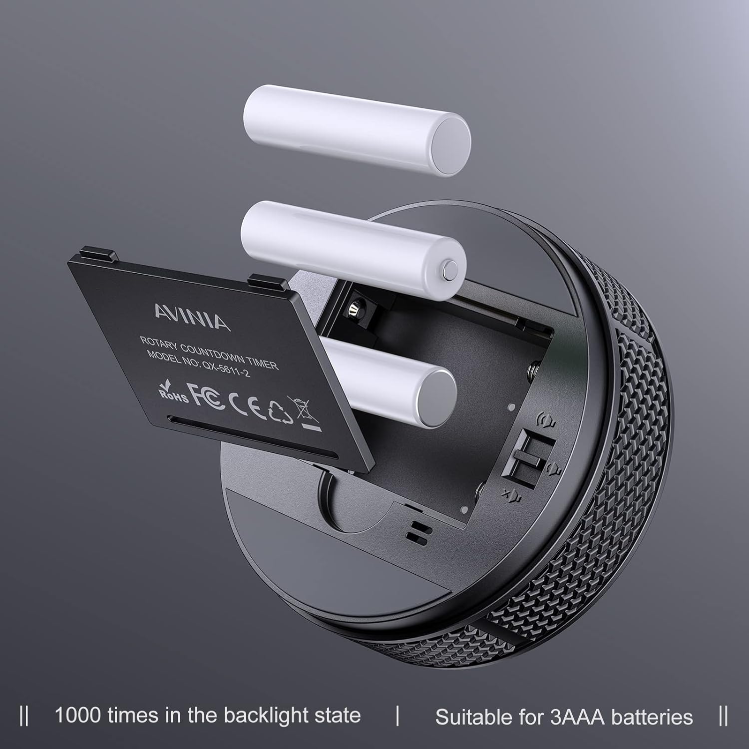 Stor LED Magnetisk Digital Køkkentimer, Nedtælling, Enkel Visuel Timer