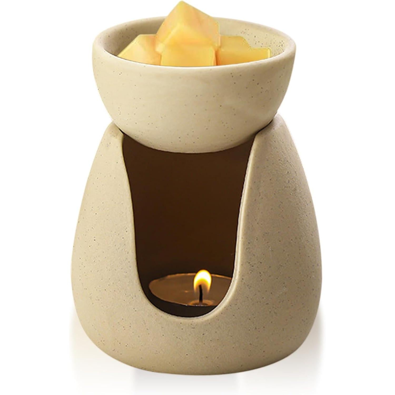 Essential Oil Burner, Essence Diffuser, Ceramic Essential Oil Diffuser, Candle Holder for Halloween, Christmas, Birthdays