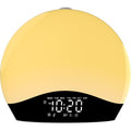 Sunrise Alarm Clock for Kids, Heavy Sleepers, and Bedrooms — White Noise Sound Machine with 5W Stereo Bluetooth Speaker, 25 Natural Sounds, Dual Alarms, and Lights