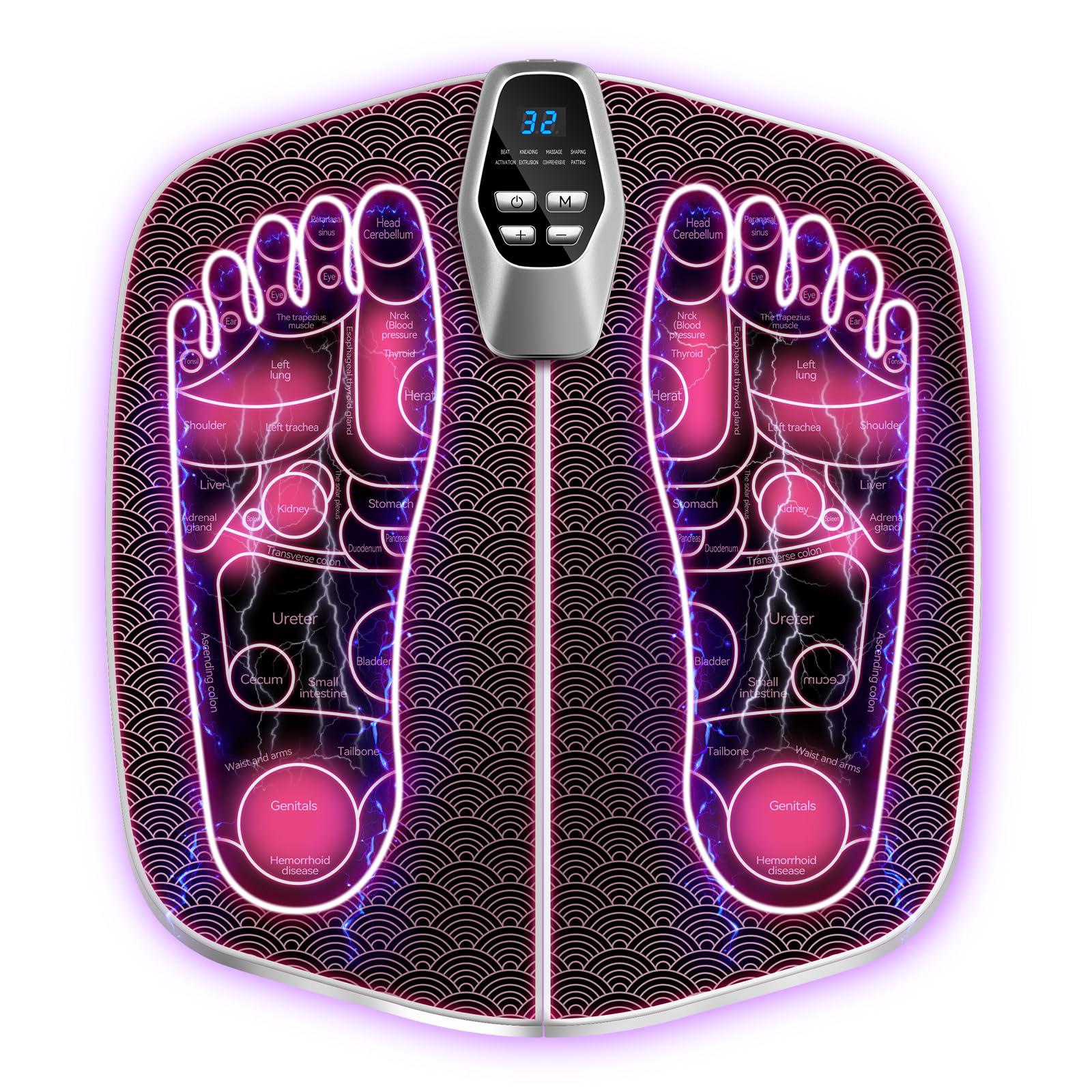 Masseur de pieds amélioré pour la douleur et la circulation – Masseur de pieds EMS