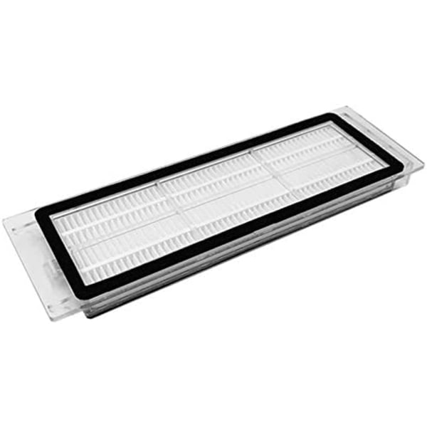Reservdelar och tillbehör för Xiaomi Roborock S5 MAX, S6 Pure, S6 Max V, S50 robotdammsugare – 2 huvudborstar, 4 sidoborstar, 4 HEPA-filter (Vit)