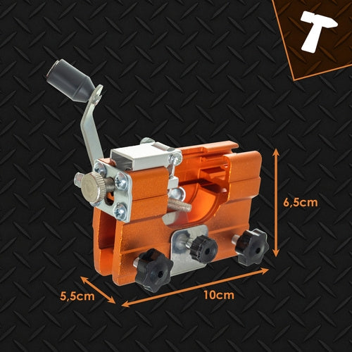 Manual Chain Sharpener – Handheld Chain Sharpener for Chainsaw, with Grinding Heads