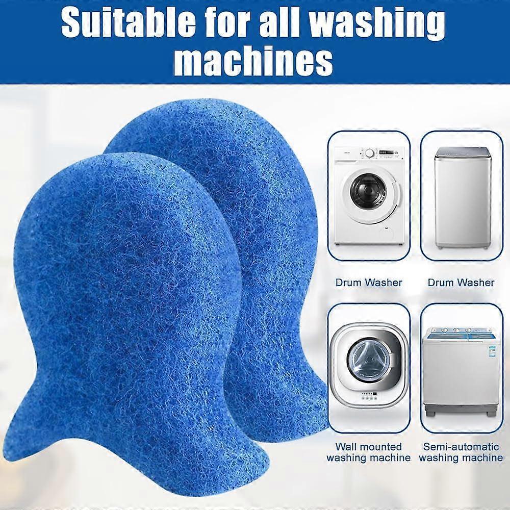 12 Pcs Pet Hair Remover for Laundry, Reusable Cat & Dog Hair Catcher, Washing Machine Hair Remover