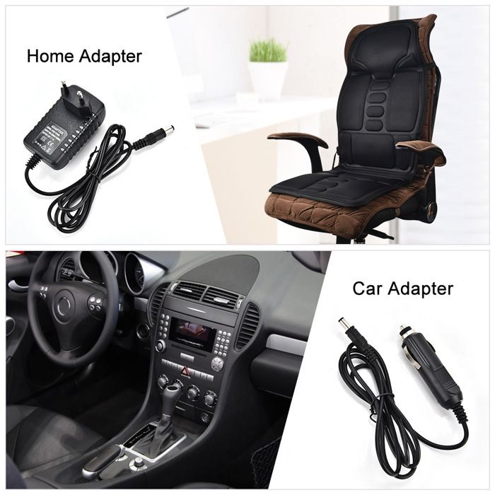 Electric heated massage cushion, heated massager, massage seat, heated massage mat, car and home use