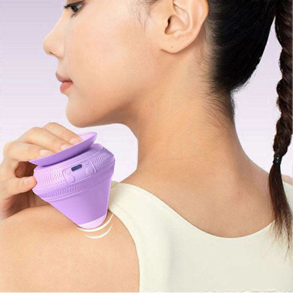 Mountable Electric Massage Ball with Suction Cup – Back & Shoulder Massage Ball for Pain Relief