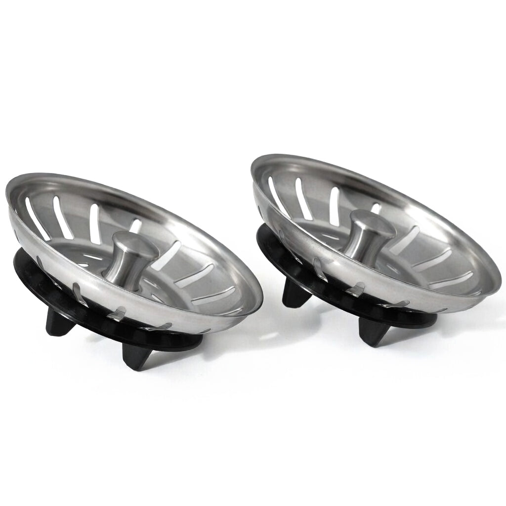 2-Pack – Drain Plug for IKEA Kitchen Atlant / Domsjö / Sill Sink – Basket Stopper Valve