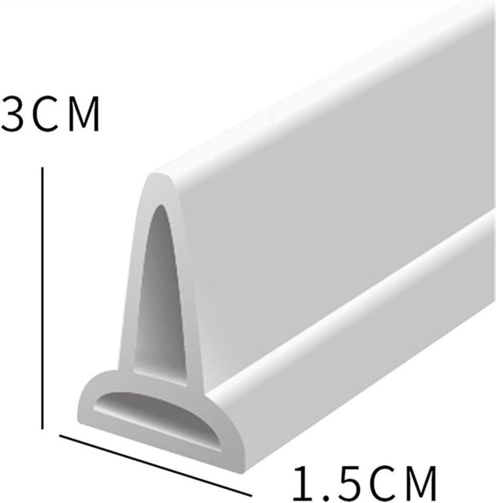 Shower Threshold Water Barrier – Self-Adhesive Shower Seal Strip with Water Stopper & Retainer Strip – 2M