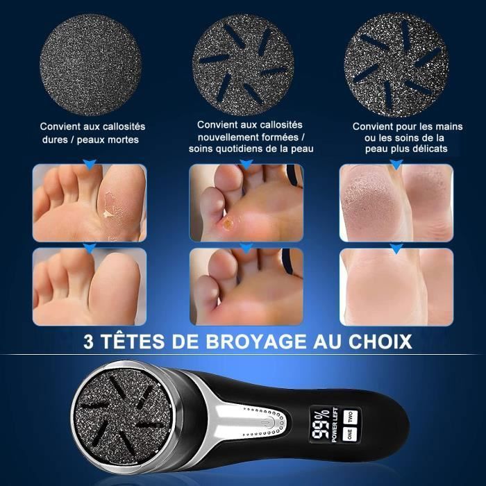Elektrisk fodfil – IPX7 vandtæt – Professionel pedicure – genopladelig
