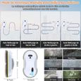 Electric Window Cleaning Robot (5600Pa) – 40ml Water Spray Tank – Automatic Cleaning (3 Modes), Remote Control & 10 Cloths